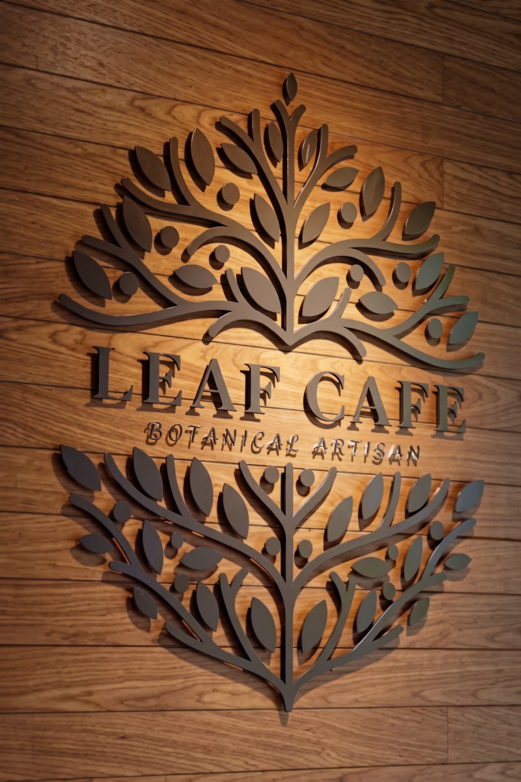 Logotipo de Pared con QR de Trazabilidad Gastronómica