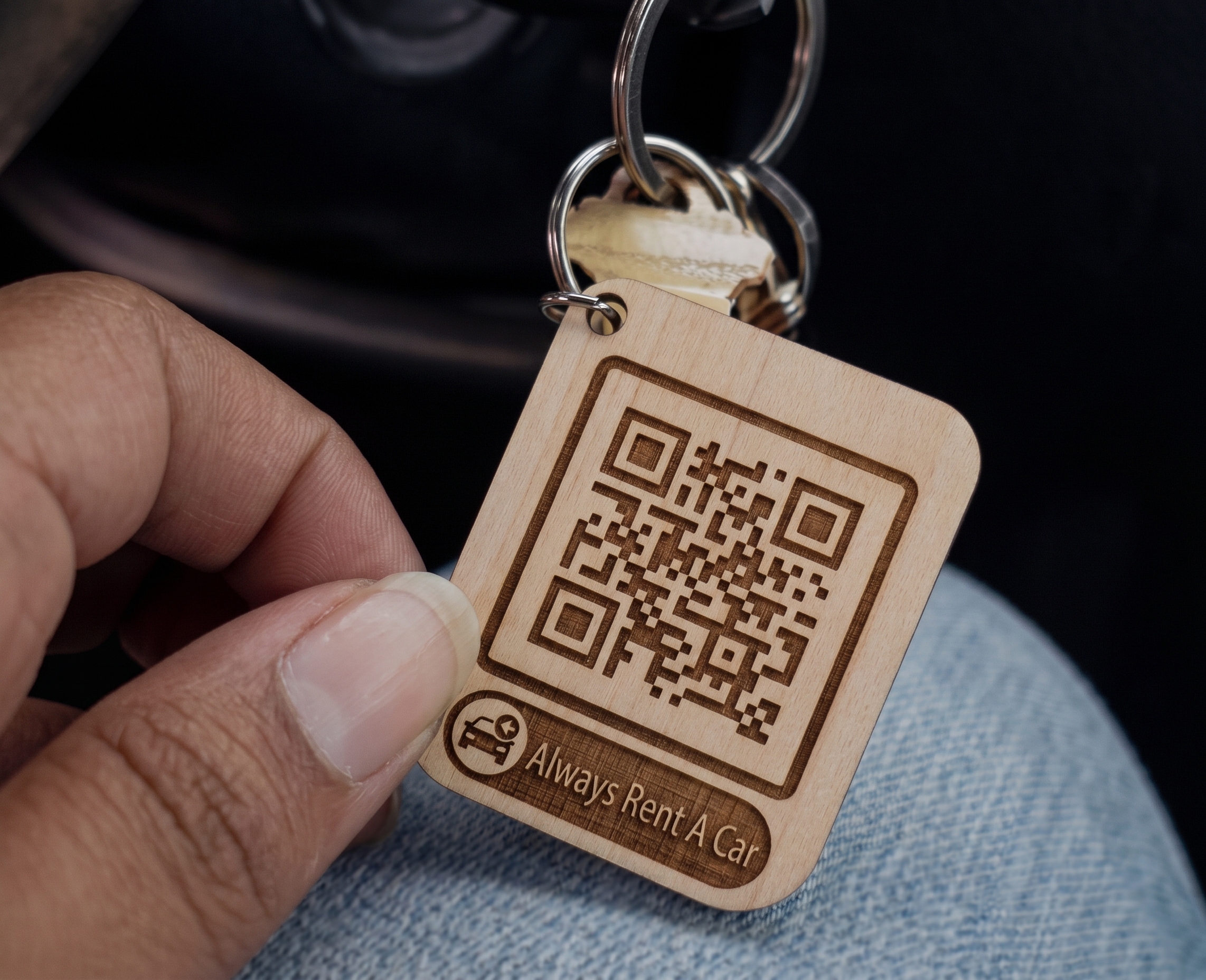 Llavero Interactivo con QR de Mapa de Resort