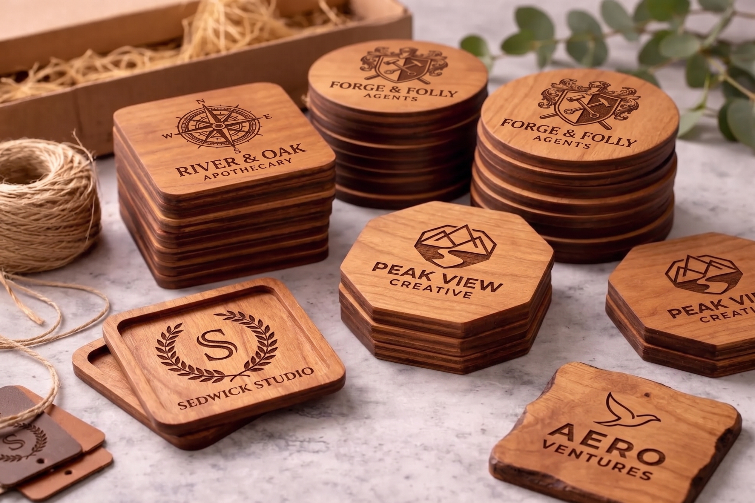 Posavasos Premium con QR de Reserva Directa