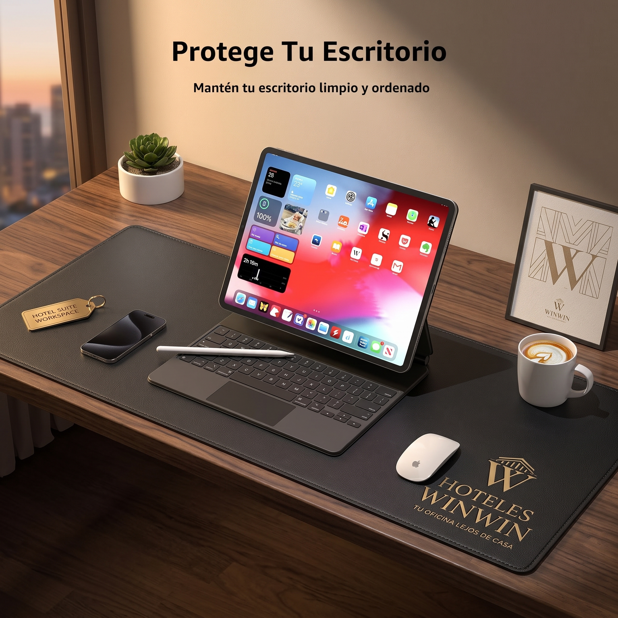 Set de Escritorio VIP de Casino con NFC & QR